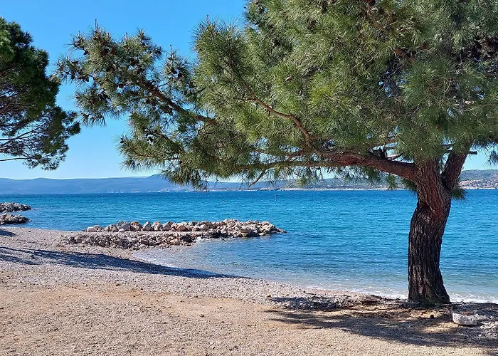 Mediterranes Nur 150 Meter Zum Mit Meerblick, Grillbereich, Privatparkplatz, Wifi * קריקווניצה